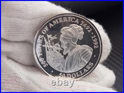 Silver coin spanish colonial Vasco Nunez Balboa Cook Islands 50 Dollars 1990 Silver coin spanish colonial Vasco Nunez Balboa Cook Islands 50 Dollars 1990