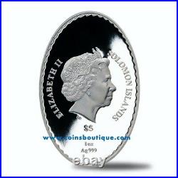 Snow Maiden Matryoshka Doll 1 oz silver coin proof Solomon Islands 2021