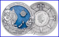 Solomon Islands $10 2020 Silver 3oz.'James Cook Discovery 250th Anniversary