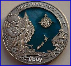 Solomon Islands 2020 10$ JAMES COOK's VOYAGE Of DISCOVERY 3 oz Silver Coin