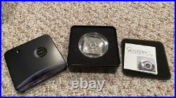 Space-Time Continuum, $2 Cook Islands 2015, Silver proof coin with box