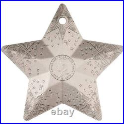 Starry Sky Holiday Ornaments 2024 $5 1 oz Pure Silver Coin Cook Island CIT