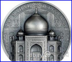 TAJ MAHAL Historical Monuments 2 Oz Silver Coin 10$ Cook Islands 2025