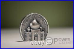 TAJ MAHAL Historical Monuments 2 Oz Silver Coin 10$ Cook Islands 2025