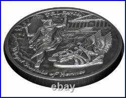 TALARIA Winged Sandals of Hermès 2 Oz Silver Coin Cook Islands 2019