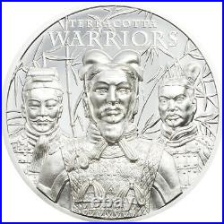 TERRACOTTA WARRIORS 1 oz Silver Coin $5 Cook Islands 2021
