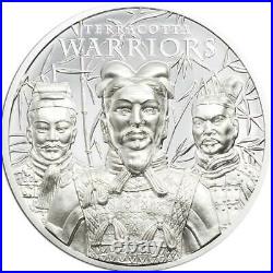 TERRACOTTA WARRIOR 2021 Cook Islands 1oz proof silver coin