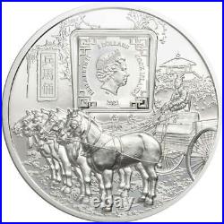 TERRACOTTA WARRIOR 2021 Cook Islands 1oz proof silver coin