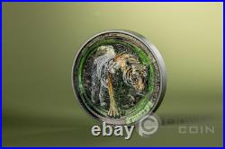 TIGER Other Life 3 Oz Silver Coin 20$ Cook Islands 2025 TIGER Other Life 3 Oz Silver Coin 20$ Cook Islands 2025