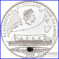 TITANIC 3 Oz Silver Coin 20$ Cook Islands 2022