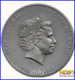 TRAP ATTACK 1 Oz Silver Coin 5$ Cook Islands 2021
