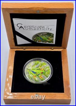 TREE FROG Magnificent Life 1oz. 999 Silver Coin Cook Islands 2018 in Box+coa