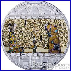 TREE OF LIFE Klimt Masterpieces of Art 3 Oz Silver Coin 20$ Cook Islands 2018