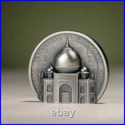 Taj Mahal Historical Monuments 2 Oz Silver Coin 2025