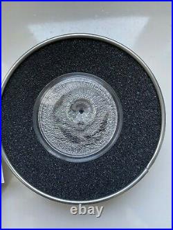 Tamdakht Meteorite Strike 2016, Meteorite coin, Silver, Cook Islands