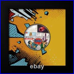 Tenham meteorite 1 oz proof silver coin Cook islands 2023