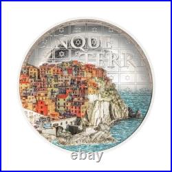 The Architectures of the World Cinque Terre 2 Oz Fine Silver Coin