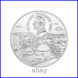 The Architectures of the World Santorini 2 Oz Fine Silver Coin