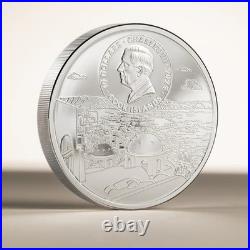 The Architectures of the World Santorini 2 Oz Fine Silver Coin