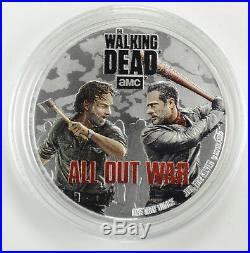 The Cook Islands The Walking Dead Silver Proof $2 Coin
