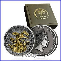 Thor Norse God 2oz Silver Coin Limited Edition Extremely Rare Collectable