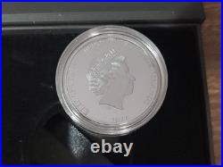 Truck King Of The Road 2022 $10 2 Oz Pure Silver Black Proof Coin -cook Islands