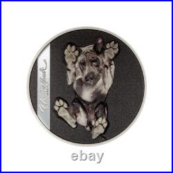 UNDER DOG Underlook 1 Oz Silver Coin $5 Cook Islands 2025