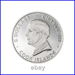 UNDER DOG Underlook 1 Oz Silver Coin $5 Cook Islands 2025