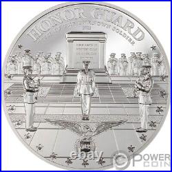 UNKNOWN SOLDIER by Miles Standish 5 Oz Silver Coin 25$ Cook Islands 2022