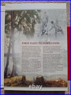 US- 2016 COOK ISLANDS- FIRST FLEET TO FEDERATION- Set of 8 $1 Silver Coins -NEW