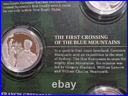 US- 2016 COOK ISLANDS- FIRST FLEET TO FEDERATION- Set of 8 $1 Silver Coins -NEW