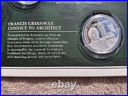 US- 2016 COOK ISLANDS- FIRST FLEET TO FEDERATION- Set of 8 $1 Silver Coins -NEW