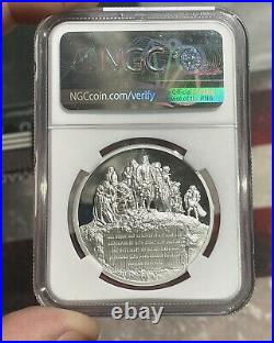 Ultra High Relief 2020 Cook Island $5 Mayflower 400th Anniversary NGC Pl 70
