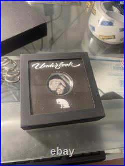 Under Cat 1 oz proof silver coin Cook Islands 2024 with the box