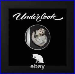 Underlook Undercat. Cook Islands 5$ 2024 99,9% silver coin, 1 oz