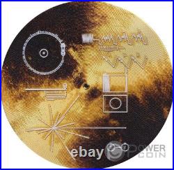 VOYAGER GOLDEN RECORD 1 Oz Silver Coin 5 Dollars Cook Islands 2026 VOYAGER GOLDEN RECORD 1 Oz Silver Coin 5 Dollars Cook Islands 2026