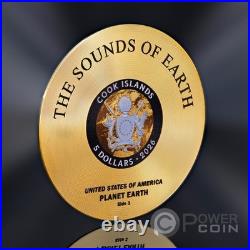 VOYAGER GOLDEN RECORD 1 Oz Silver Coin 5 Dollars Cook Islands 2026 VOYAGER GOLDEN RECORD 1 Oz Silver Coin 5 Dollars Cook Islands 2026