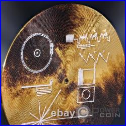 VOYAGER GOLDEN RECORD 1 Oz Silver Coin 5 Dollars Cook Islands 2026 VOYAGER GOLDEN RECORD 1 Oz Silver Coin 5 Dollars Cook Islands 2026