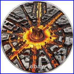 Ville De Nuit Paris 2026 $20 3 oz Silver Black Proof Coin Cook Islands CIT