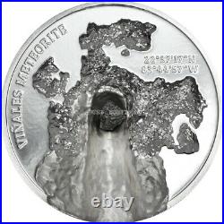 Vinales Meteorite 1 oz high relief silver coin Cook Islands 2020