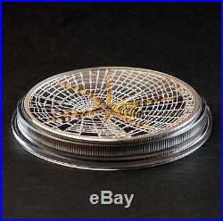 WASP SPIDER Magnificent life1oz silver coin proof Cook Islands 2016