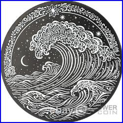 WAVE 1 Oz Silver Coin 5$ Cook Islands 2026