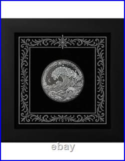 WAVE 1 Oz Silver Coin 5$ Cook Islands 2026