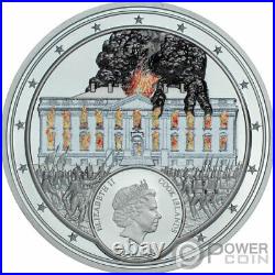 WHITE HOUSE PF70 By Miles Standish 2 Oz Silver Coin 10$ Cook Islands 2020