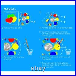 WHOLESALE LOT of 10 2014 $5 Paint Your Coin First Love Sterling Silver Coin WHOLESALE LOT of 10 2014 $5 Paint Your Coin First Love Sterling Silver Coin
