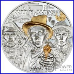 WILD WEST Legends 3 Oz Silver Coin 20$ Cook Islands 2024