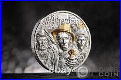 WILD WEST Legends 3 Oz Silver Coin 20$ Cook Islands 2024