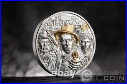 WILD WEST Legends 3 Oz Silver Coin 20$ Cook Islands 2024
