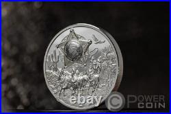 WILD WEST Legends 3 Oz Silver Coin 20$ Cook Islands 2024