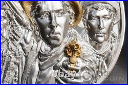 WILD WEST Legends 3 Oz Silver Coin 20$ Cook Islands 2024